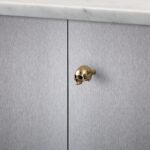 Skull Furniture Knob/ Travis Barker / Polished Brass