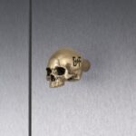 Skull Furniture Knob/ Travis Barker / Polished Brass - Image 2