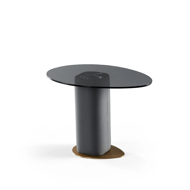 UOVO-SIDE-TABLE-A9CJ780C.jpg Uovo Side Table Stainless Grey Glass - Image 1