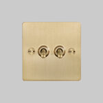2G Toggle Switch / Brass - Image 2