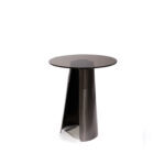 Vidrio Side Table - 0.5 Stainless Brown