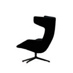 Vignon Lounge Chair Black Cashmere - Image 2