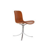 Volney Office Chair Brown Leather
