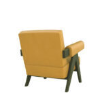 Veneto Lounge Chair Ochre Fabric - Image 2