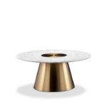 Washington Coffee Table Gold Stainless Steel