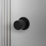 Door Knob / Linear / Welders Black