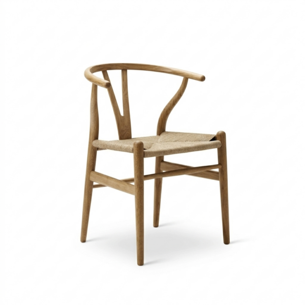 Wishbone Chair - Beech Natural color + Paper Cord