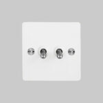 2G Toggle Switch / White / Steel - Image 2