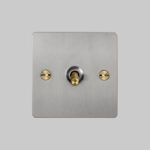 1G Toggle Switch / Steel / Brass - Image 2