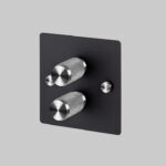 2G Dimmer / Black / Steel