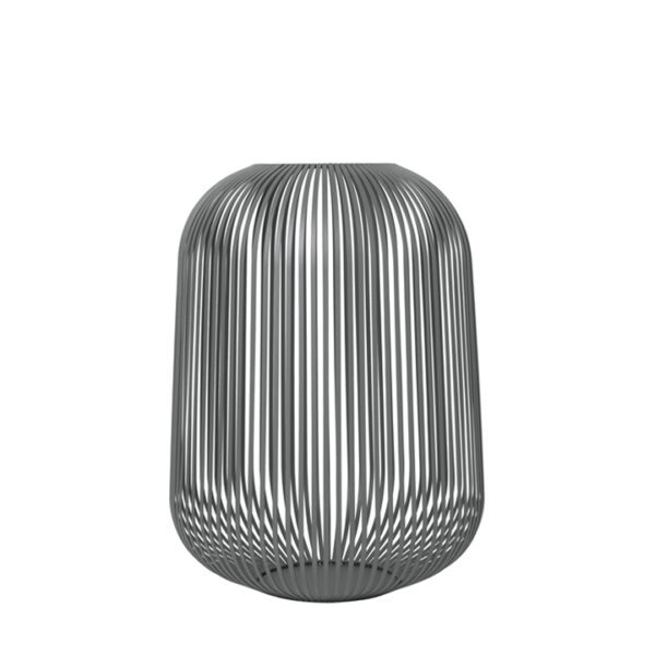 Lantern Lito Steel Gray L Steel