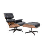 Eames Ottoman (A14) Black Leather - Image 2