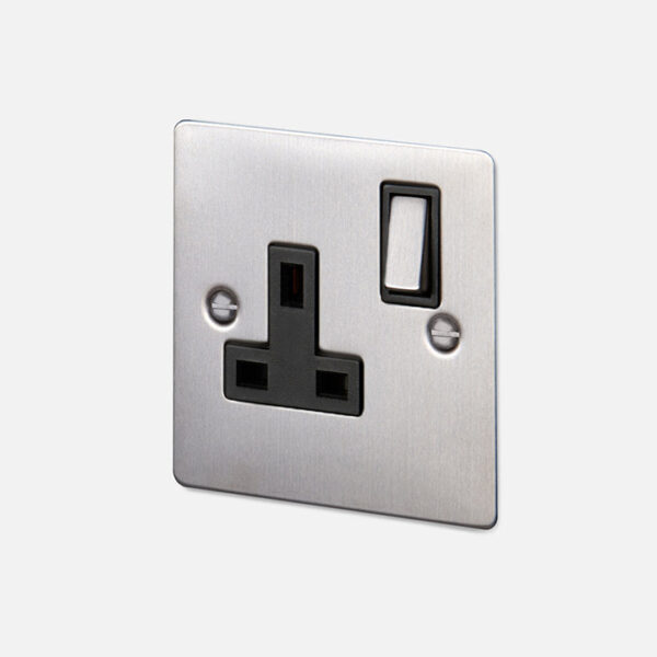 1G UK Socket / Steel