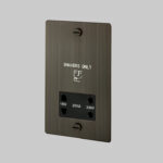 Shaver Socket / Smoked Bronze