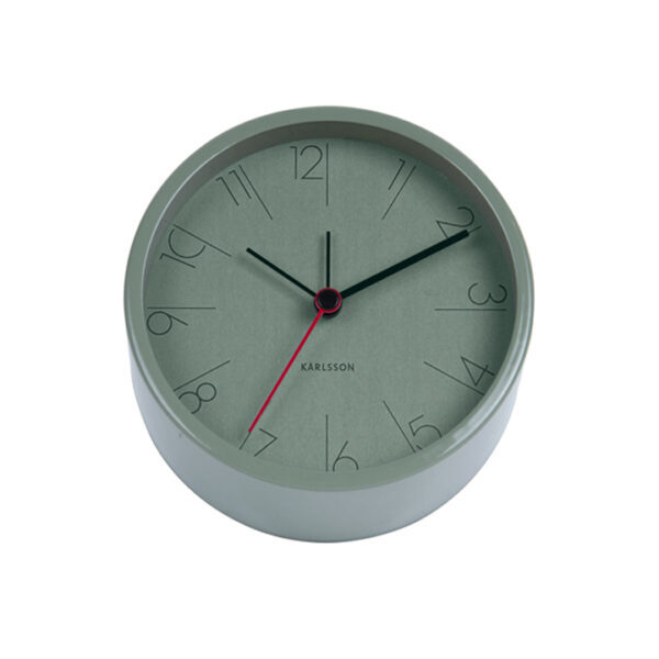 Karlsson ka5648grs Wood Alarm clock