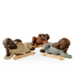 Monk Statue - Set of 3