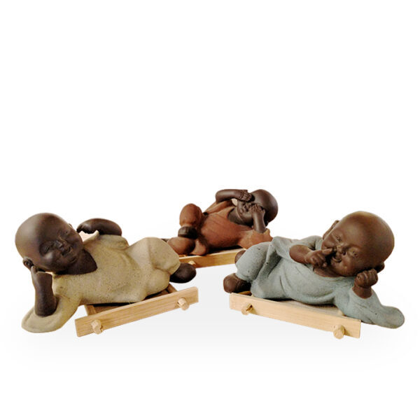 Monk Statue - Set of 3