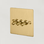 3G Toggle Switch / Brass
