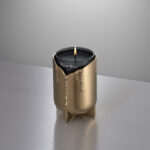 Candle Vessel / Brass + Campfire Tales / Scented Candle / 220G