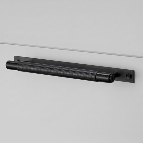 Pull Bar / Plate / Large / Black