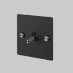 1G Toggle Switch / Black / Steel