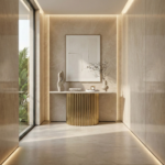 Aphra Console Table Stainless White - Image 4