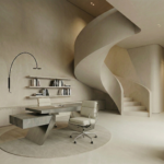 Eames Aluminum Management Soft Pad Cream Chair - Image 2