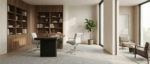Eames Aluminum Management Soft Pad Cream Chair - Image 4