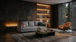 Pavia Sofa Fabric - 3 Seater Sofa Grey - Image 3