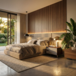 Kestrel Bed Side Table - Right Dark Walnut - Image 4