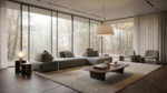 Naples Sofa Set Fabric Grey - Image 4