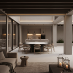 Elfo Dining Table - 1.5 Oak Wood Marble - Image 4