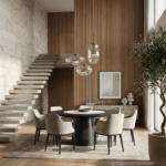 Elfo Dining Table - 1.5 Oak Wood Marble - Image 2