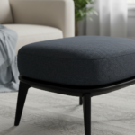 Aspen Ottoman Grey Fabric - Image 3