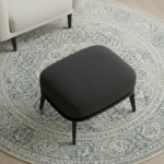 Aspen Ottoman Grey Fabric - Image 4