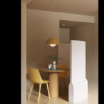 AURELIO Wall Divider Wide Base