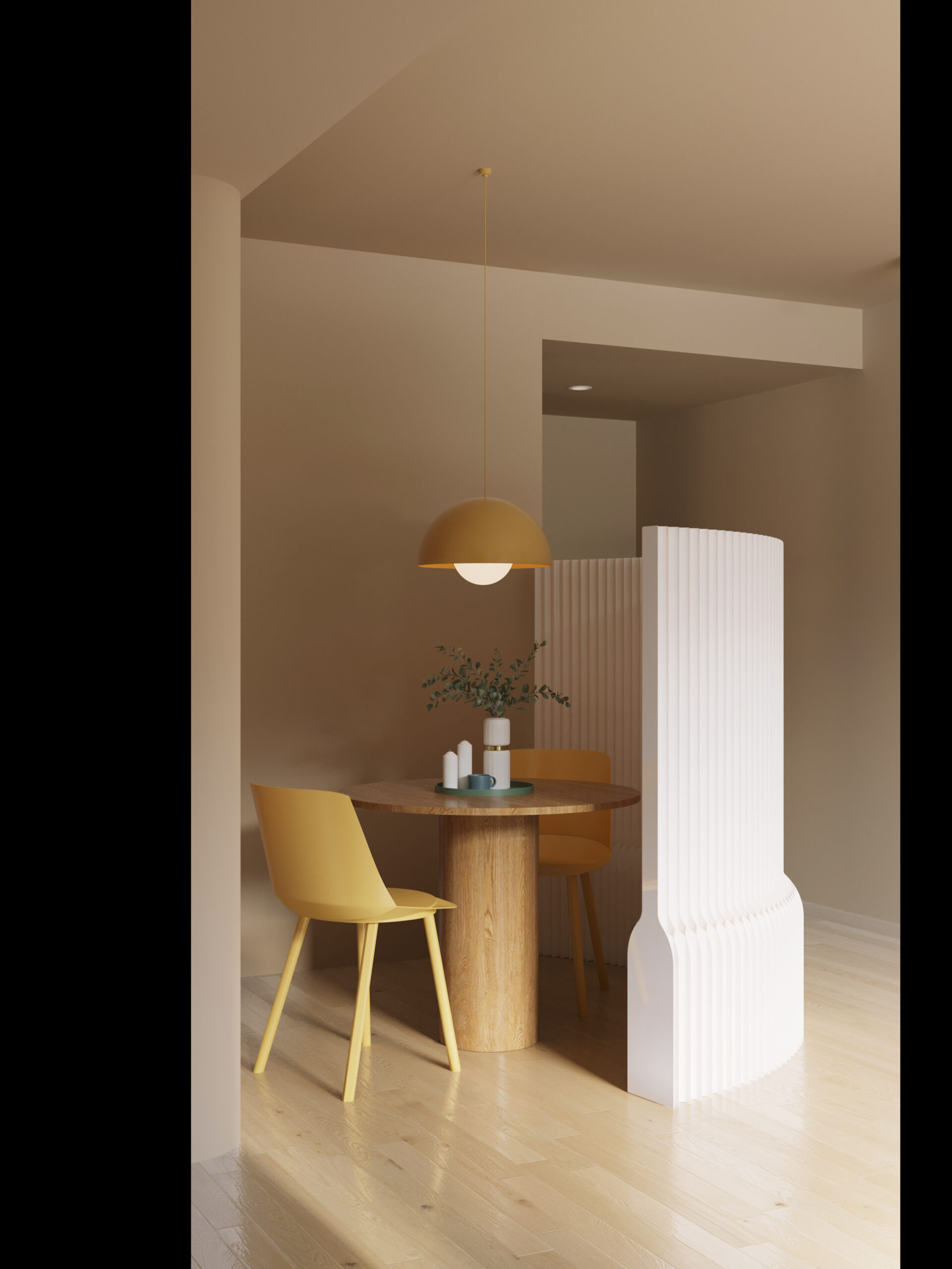 AURELIO Wall Divider Wide Base 3 AURELIO Wall Divider Wide Base - Image 1