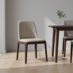 Hazleton Armless Dining Chair - A1 Grey Fabric - Image 2