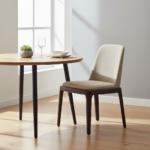 Hazleton Armless Dining Chair - A1 Grey Fabric - Image 3
