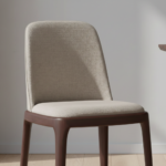 Hazleton Armless Dining Chair - A1 Grey Fabric - Image 4