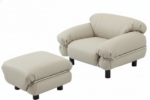 MORBIDO Arm Chair & Ottoman - Image 4