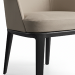 Matthew Dining Chair Beige Fabric - Image 3