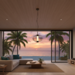 Peace C Pendant Lamp - Clear, Grey, Smoke or Amber Glass - Image 3
