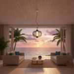 Peace C Pendant Lamp - Clear, Grey, Smoke or Amber Glass - Image 2