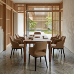 VALENO Dining Chair - Wood Base - Image 4